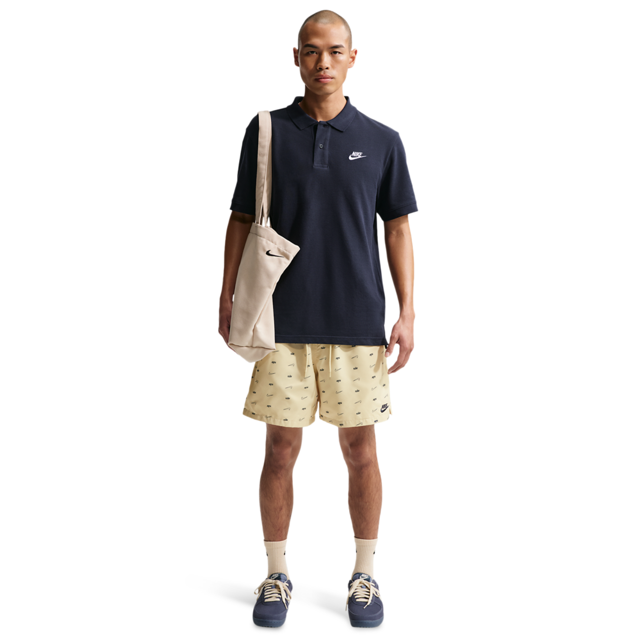 Nike Club Woven Flow AOP Shorts CTB Image 3 of 4. Tap to open photo gallery.