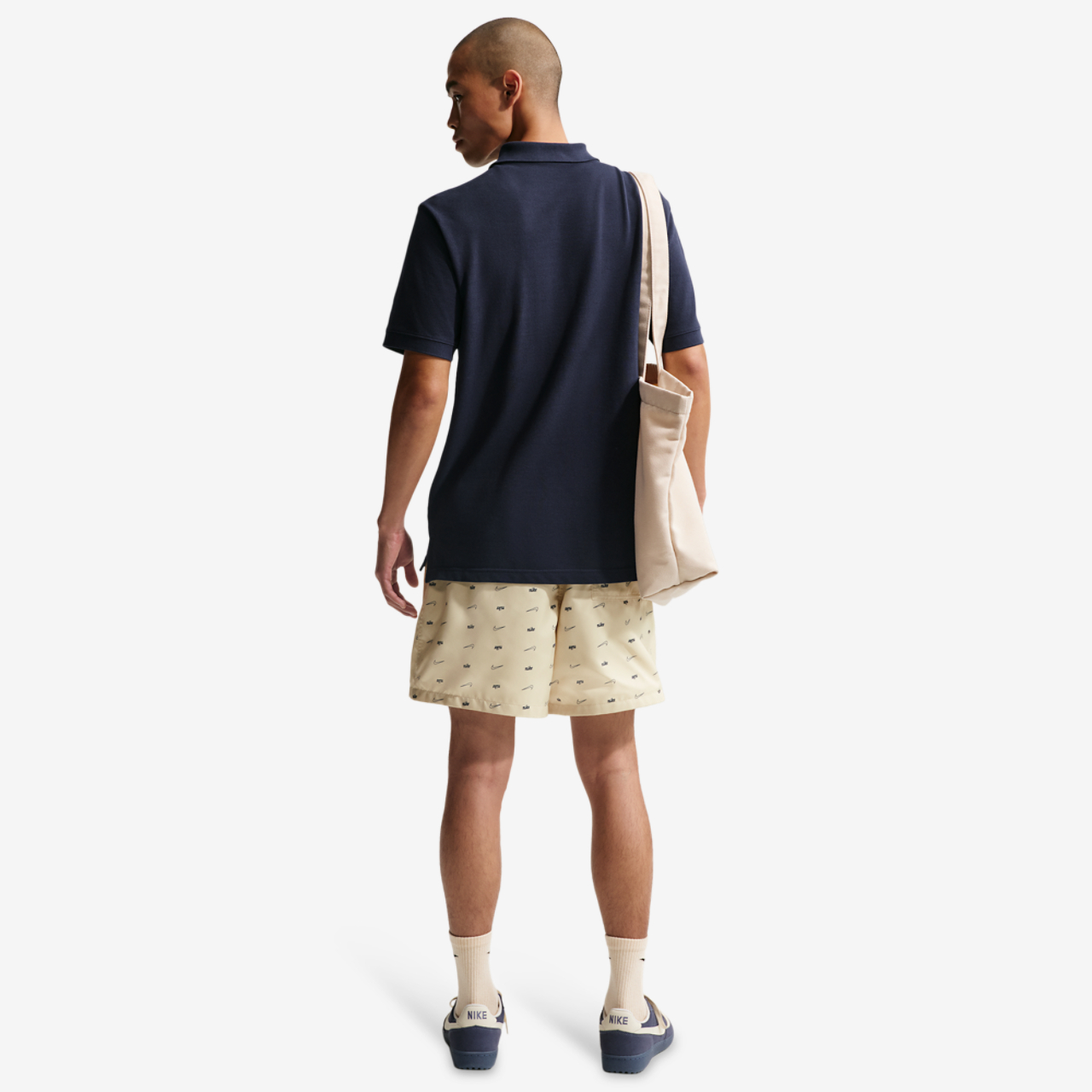 Nike Club Woven Flow AOP Shorts CTB Image 4 of 4. Tap to open photo gallery.