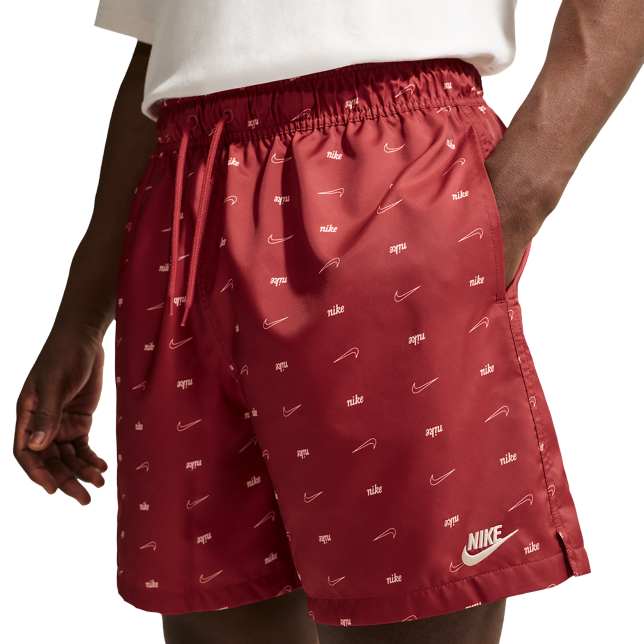 Nike Club Woven Flow AOP Shorts CTB Image 1 of 4. Tap to open photo gallery.