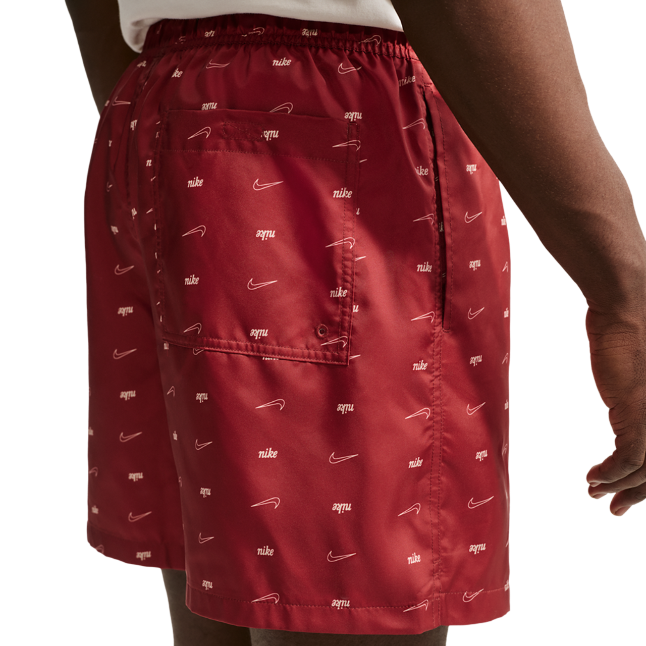 Nike Club Woven Flow AOP Shorts CTB Image 2 of 4. Tap to open photo gallery.