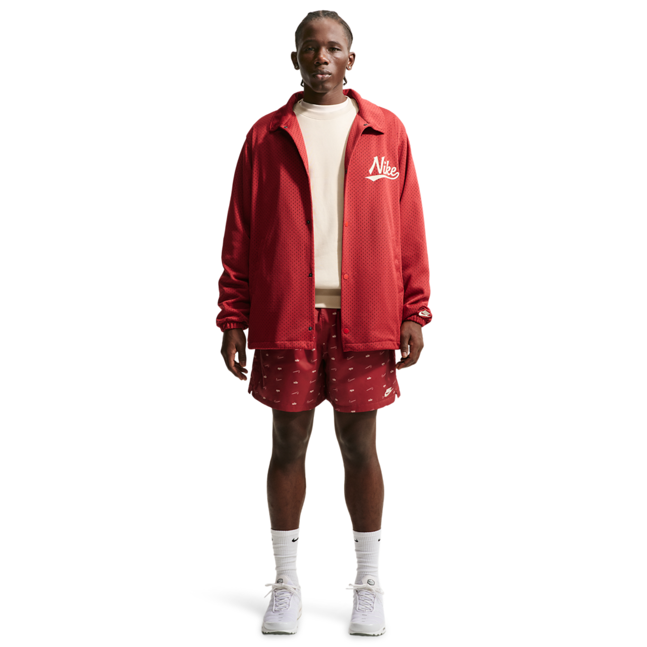Nike Club Woven Flow AOP Shorts CTB Image 3 of 4. Tap to open photo gallery.