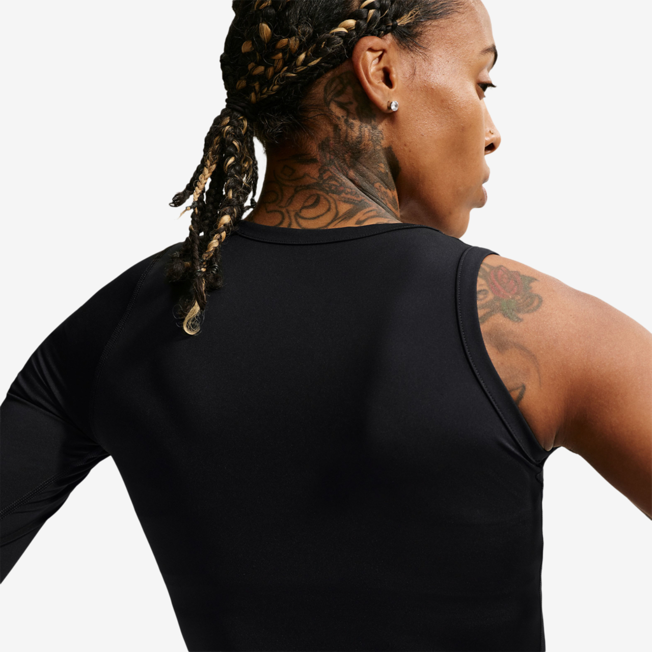 Nike A'Ja Dri-FIT A'Symmetric Long Sleeve Top Image 2 of 4. Tap to open photo gallery.