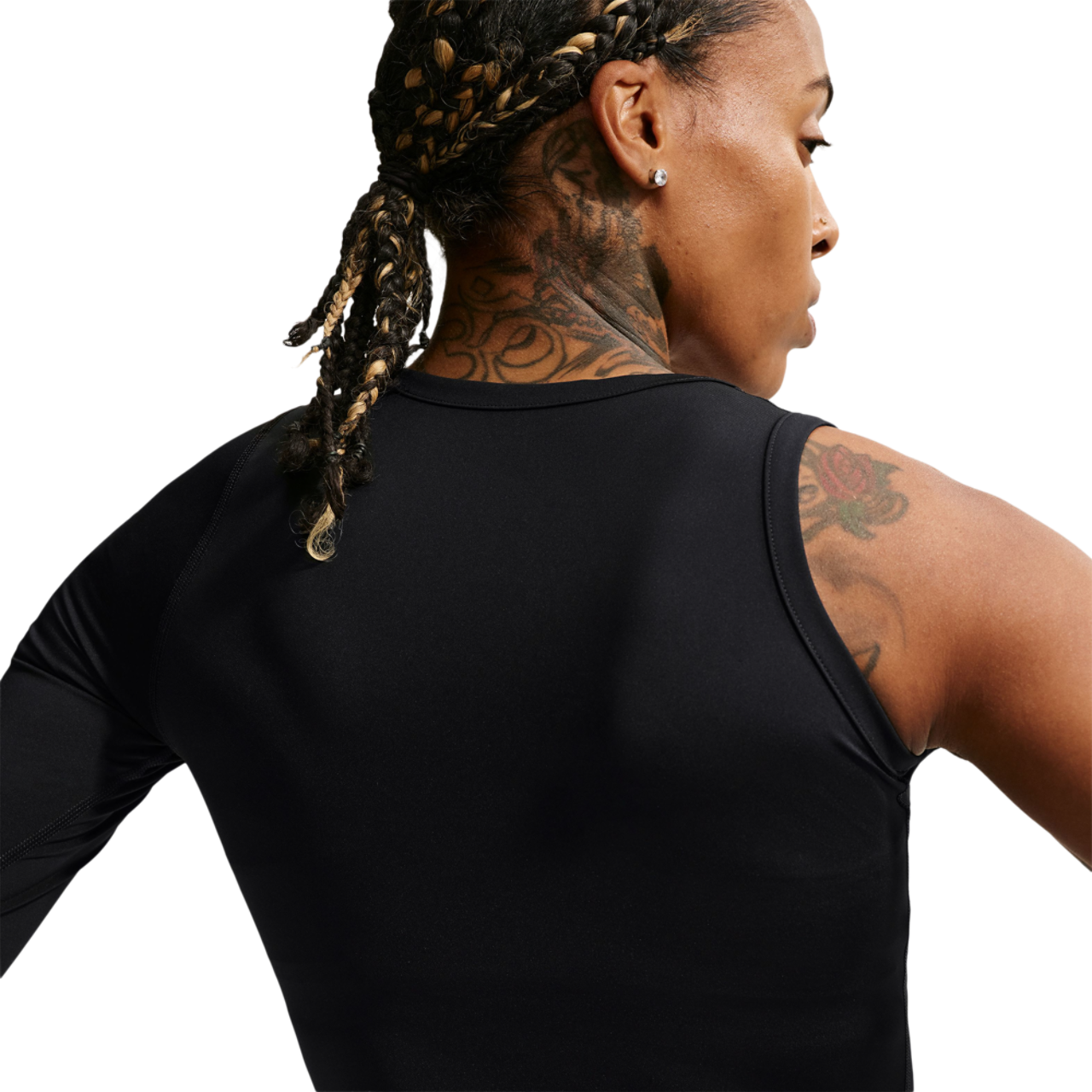 Nike A'Ja Dri-FIT A'Symmetric Long Sleeve Top Image 2 of 4. Tap to open photo gallery.