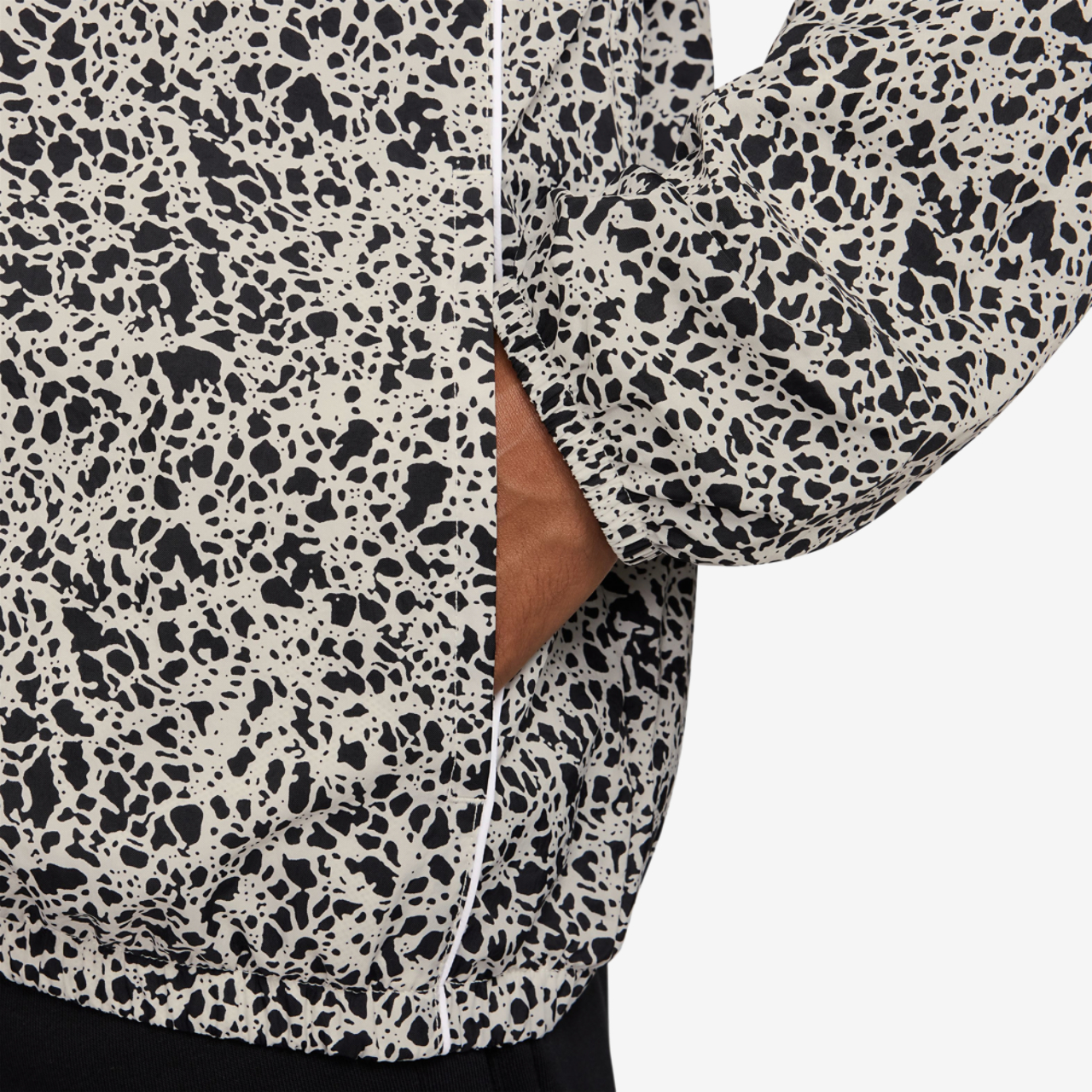 Nike Air Woven AOP Jacket Image 3 of 3. Tap to open photo gallery.