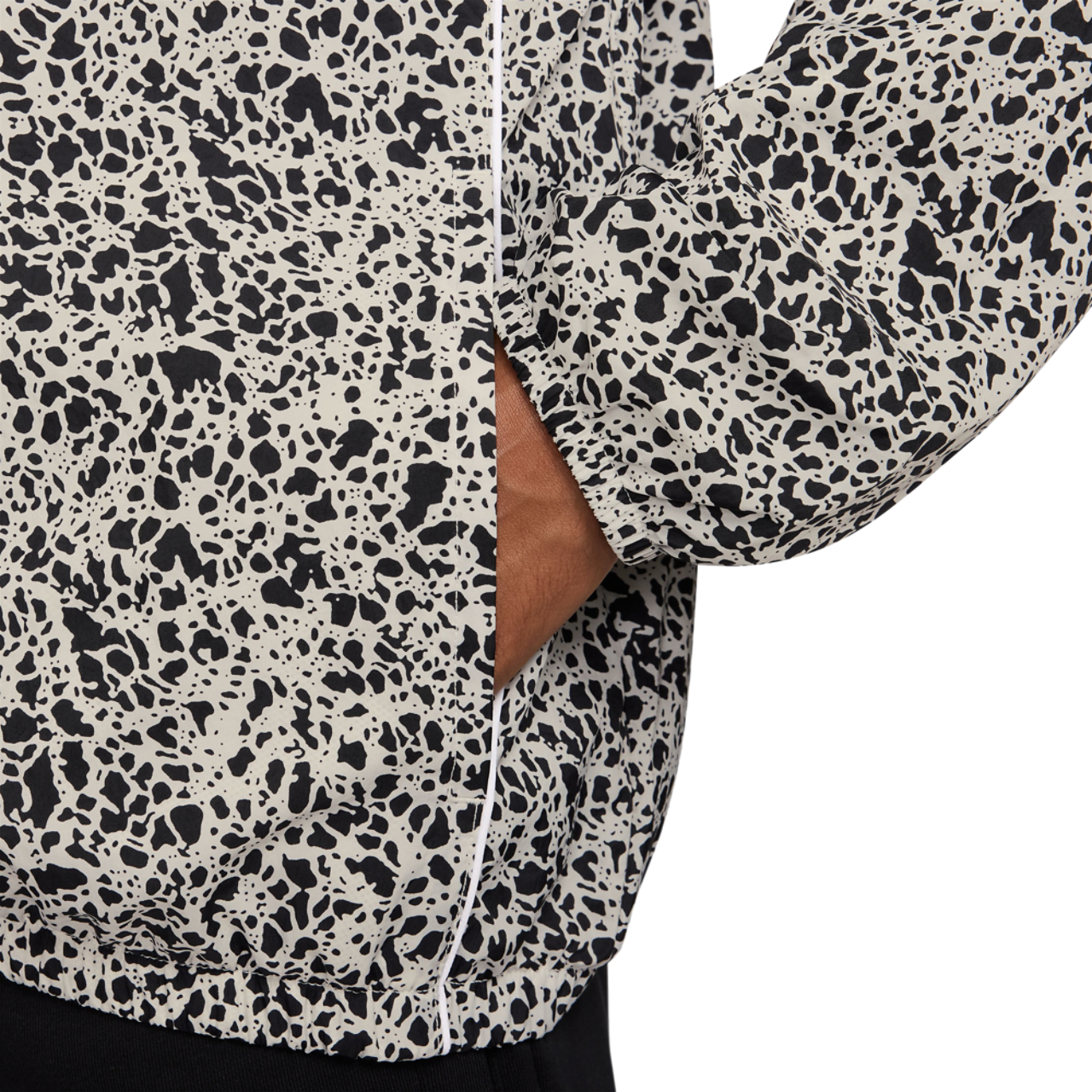 Nike Air Woven AOP Jacket Image 3 of 3. Tap to open photo gallery.