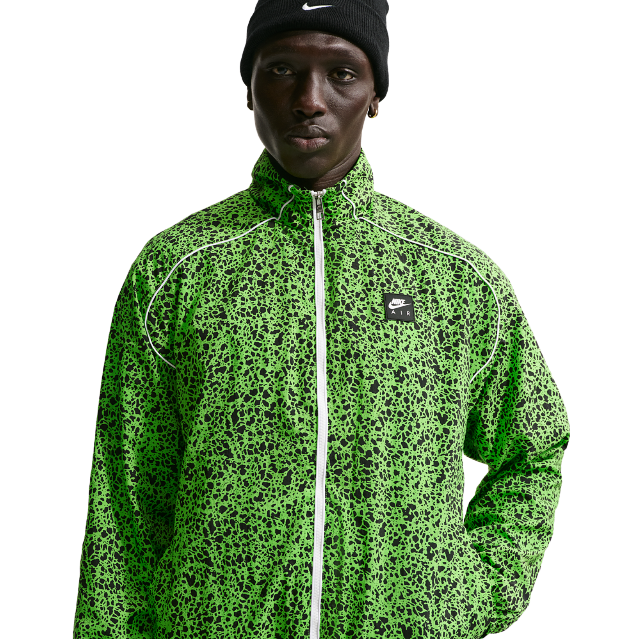 Nike Air Woven AOP Jacket Image 5 of 7. Tap to open photo gallery.