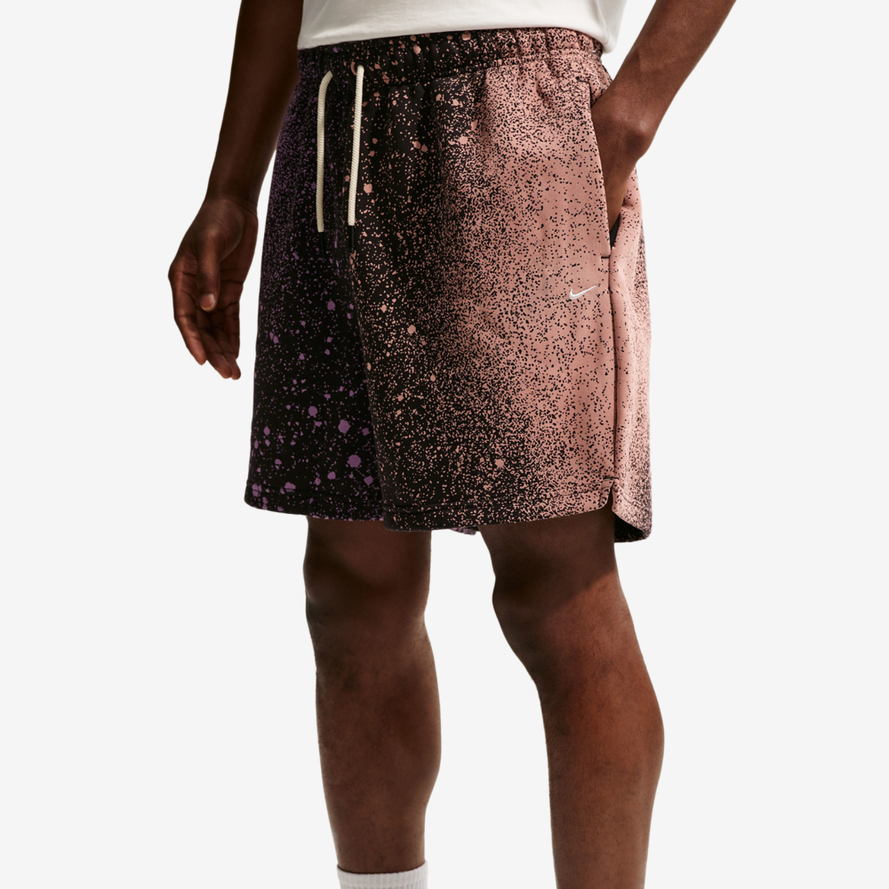 Nike Hours TF Standard Issue Fleece 5" Shorts Image 1 of 3. Tap to open photo gallery.