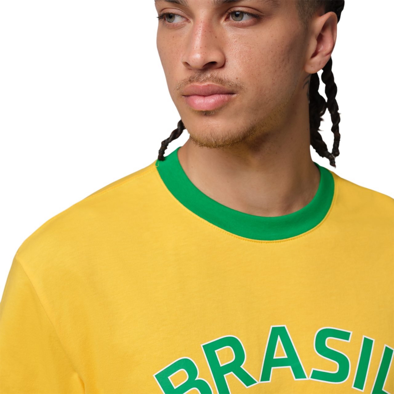 Jordan Brasil Short Sleeve T-Shirt Image 3 of 3. Tap to open photo gallery.