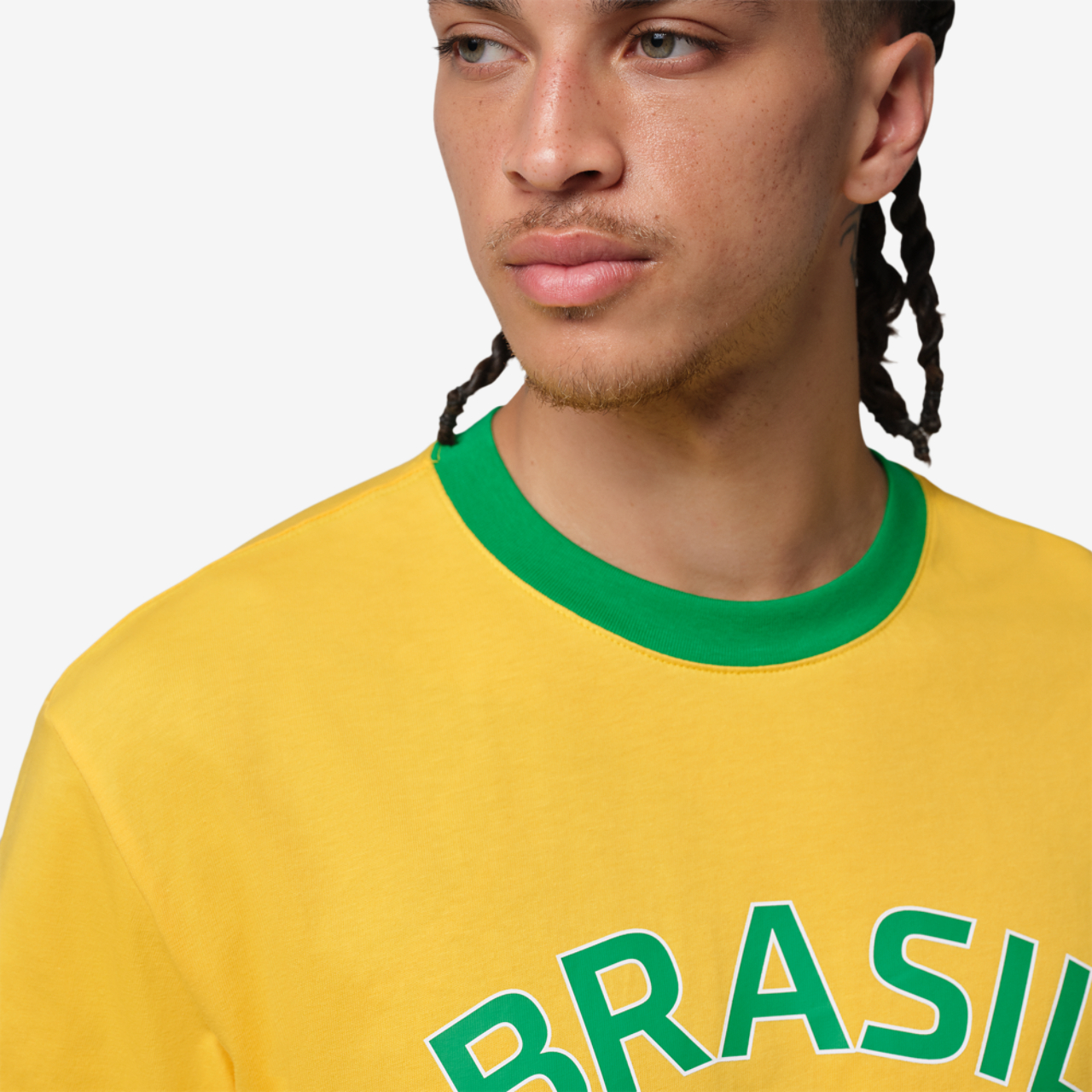Jordan Brasil Short Sleeve T-Shirt Image 3 of 3. Tap to open photo gallery.
