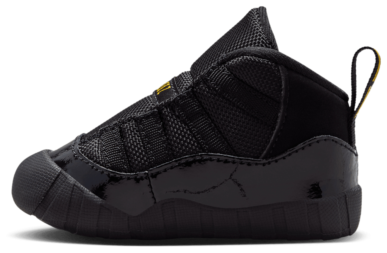 Jordan Retro 11 Crib Bootie Image 2 of 7. Tap to open photo gallery.