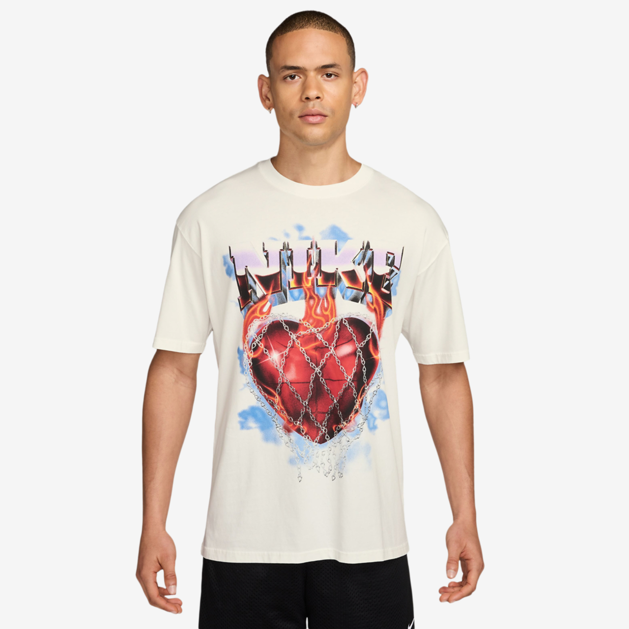 Nike Loose OC EE-X Heart T-Shirt Image 1 of 3. Tap to open photo gallery.