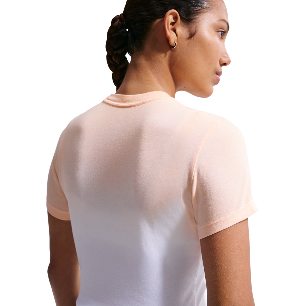 Nike NSW Chill Crop PNX Dip Dye T-Shirt Image 2 of 5. Tap to open photo gallery.