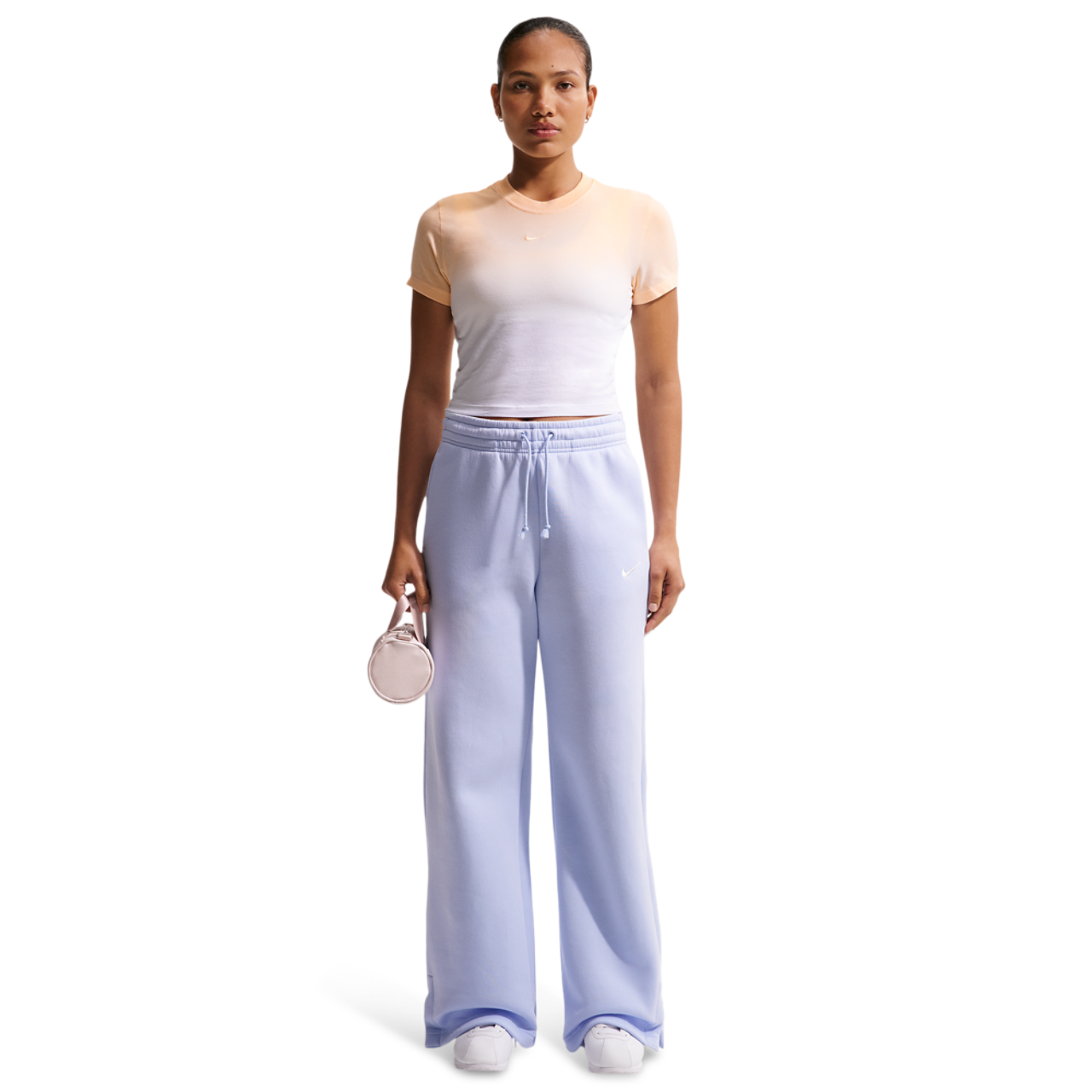 Nike NSW Chill Crop PNX Dip Dye T-Shirt Image 4 of 5. Tap to open photo gallery.