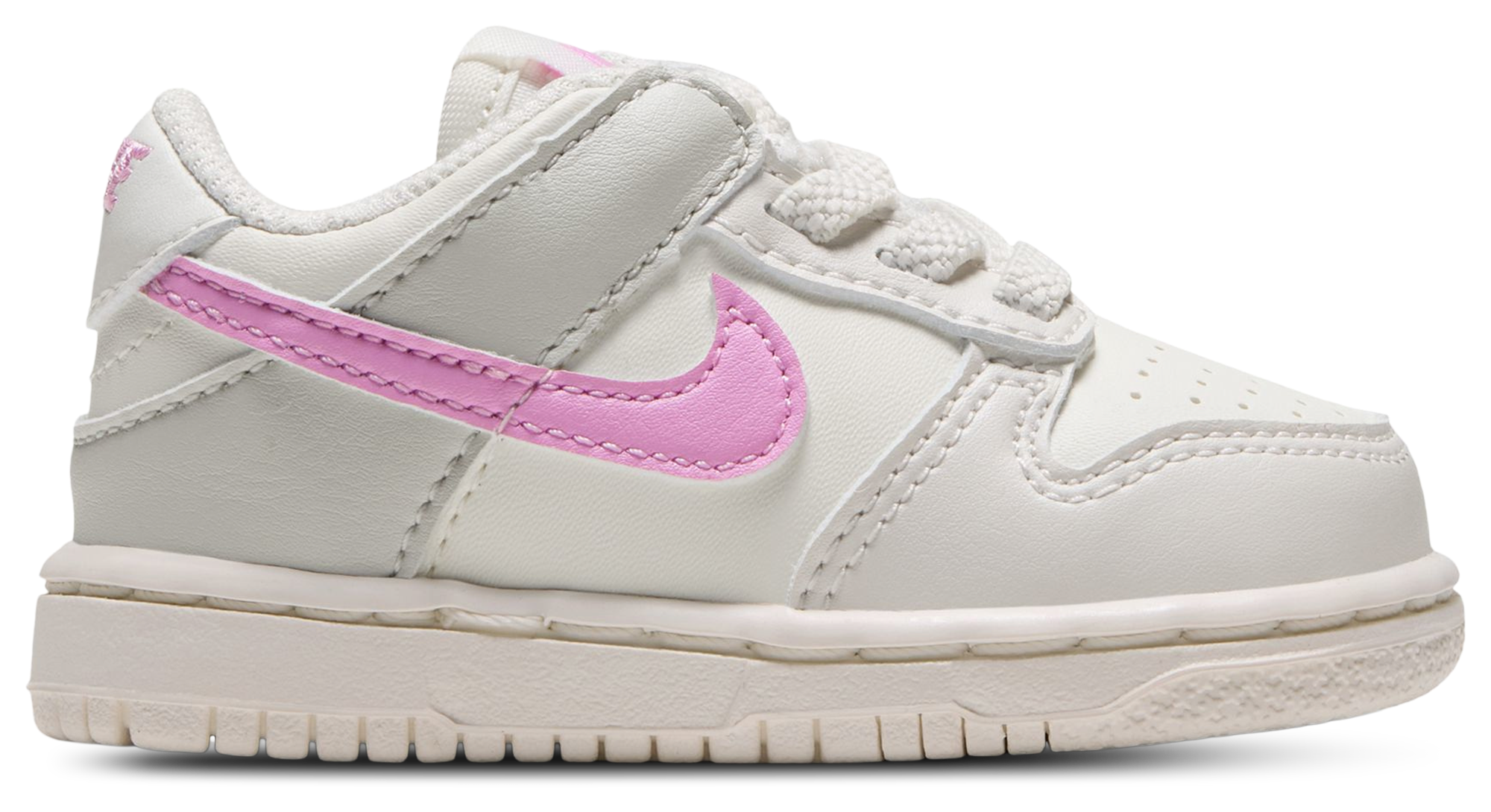 Nike Dunk Low N 童款 - Sail/Pink Rise/Phantom - Image 1