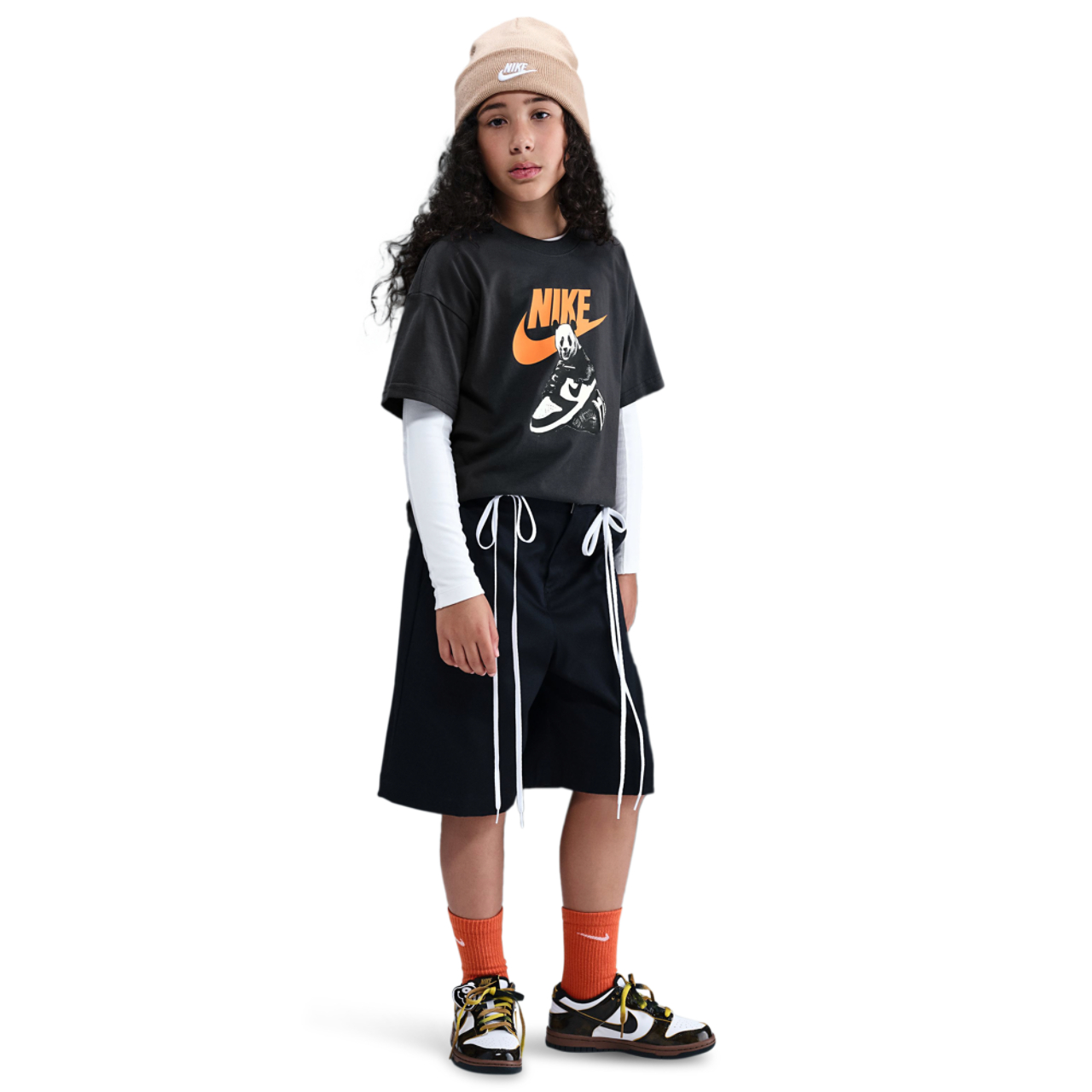 Nike Panda Dunk T-Shirt Image 4 of 5. Tap to open photo gallery.