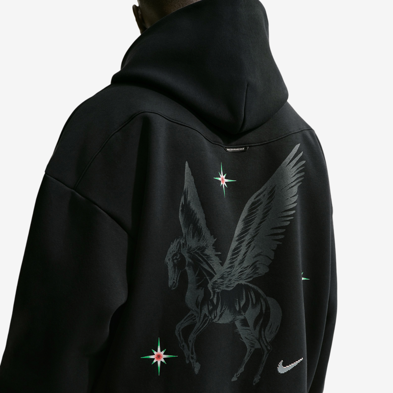 Nike Flan Standard Issue Brush Pullover Hoodie Image 2 of 2. Tap to open photo gallery.