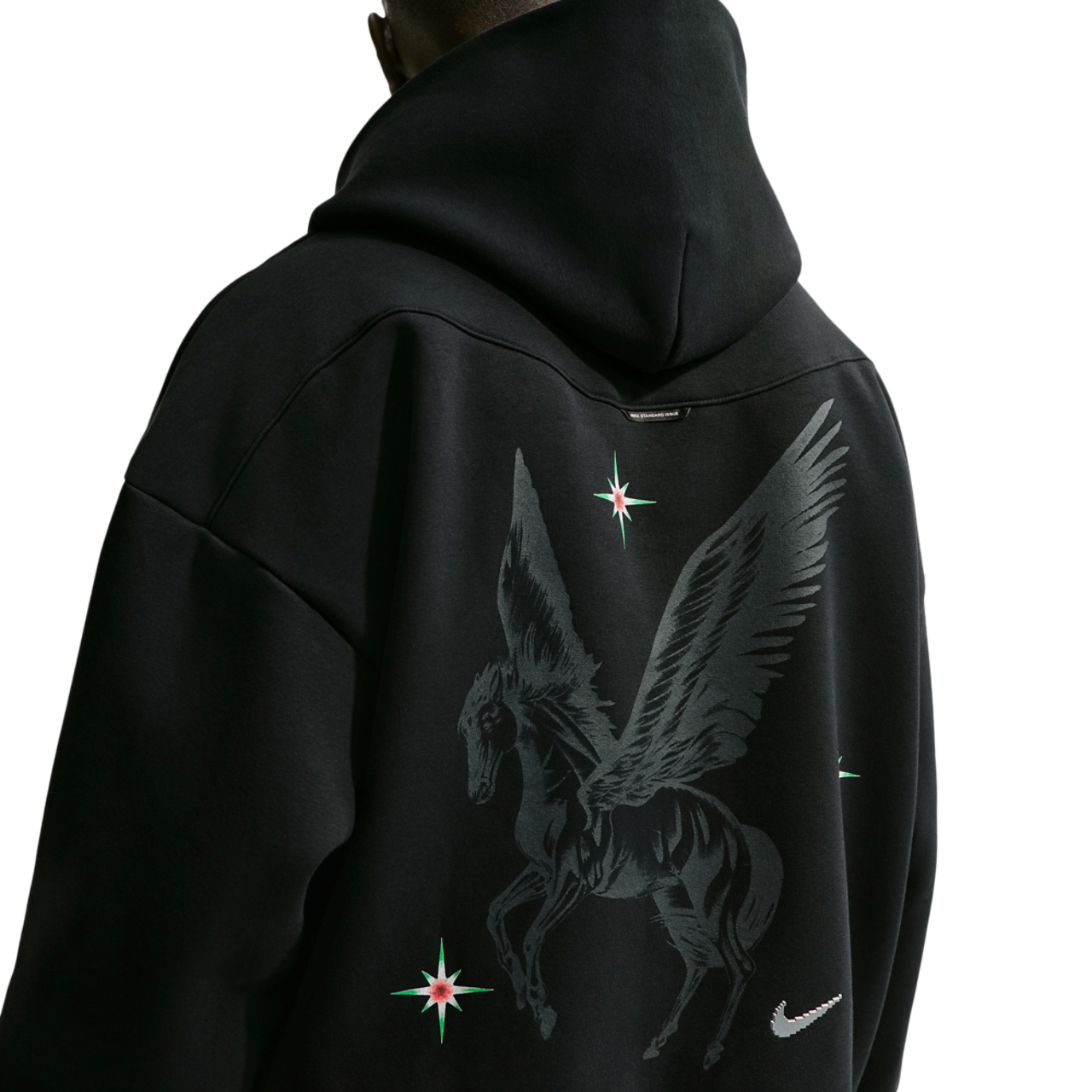 Nike Flan Standard Issue Brush Pullover Hoodie Image 2 of 2. Tap to open photo gallery.