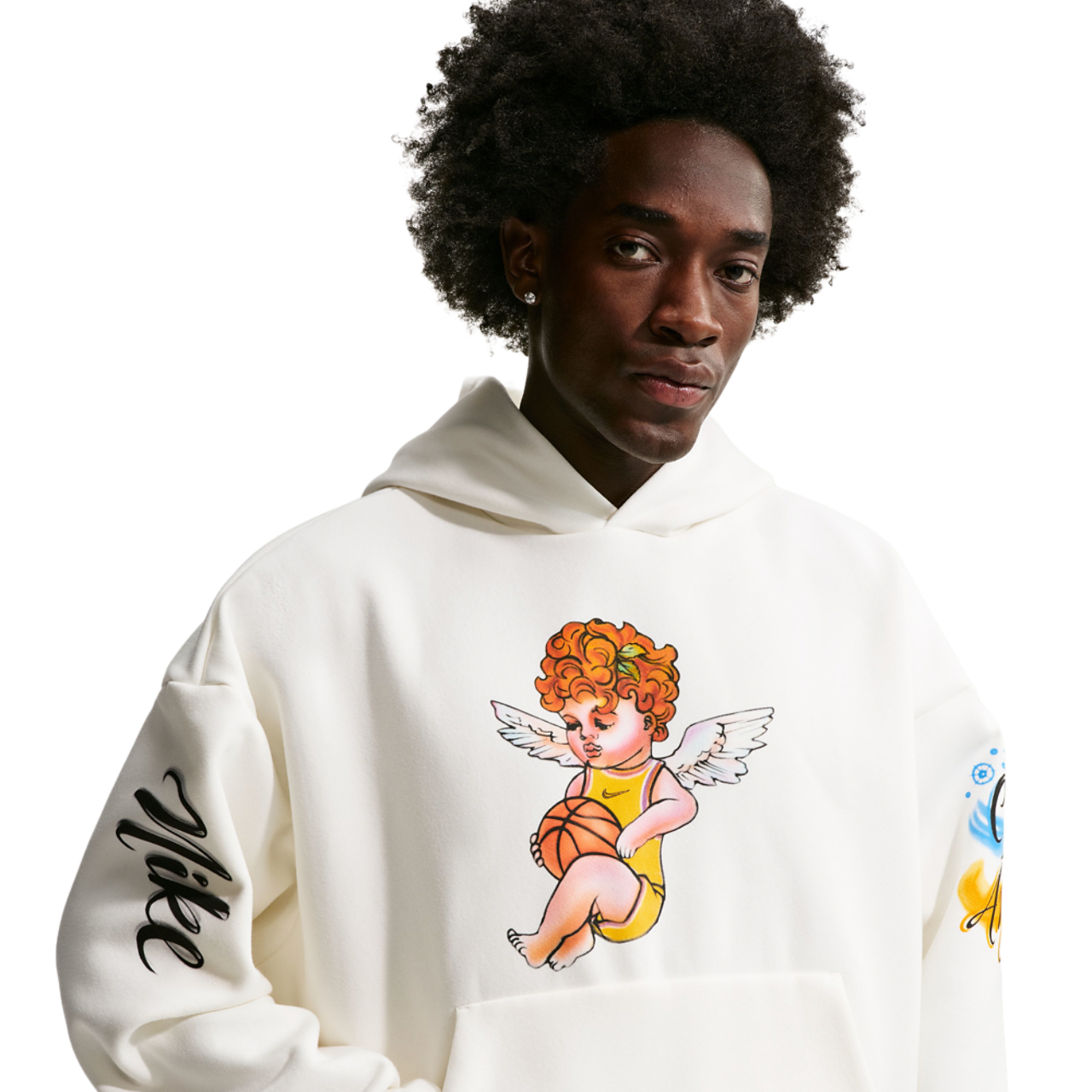 Nike Standard Issue Brush Pullover Hoodie Image 1 of 3. Tap to open photo gallery.