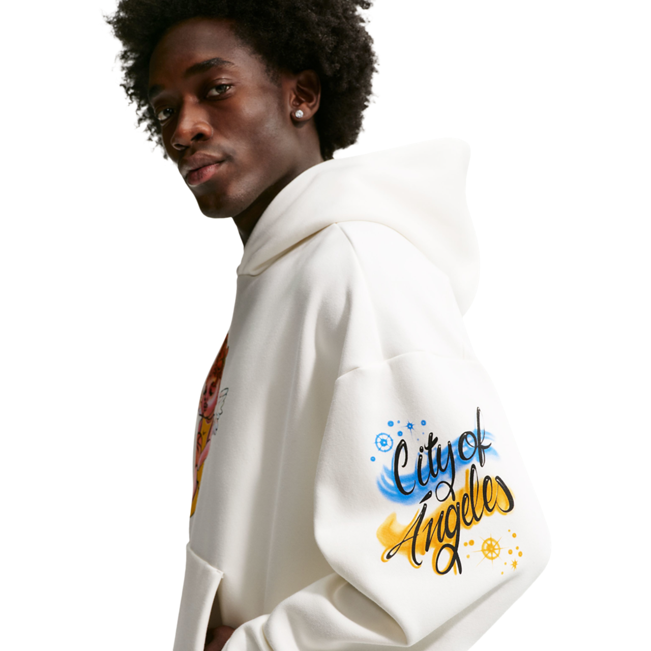 Nike Standard Issue Brush Pullover Hoodie Image 2 of 3. Tap to open photo gallery.