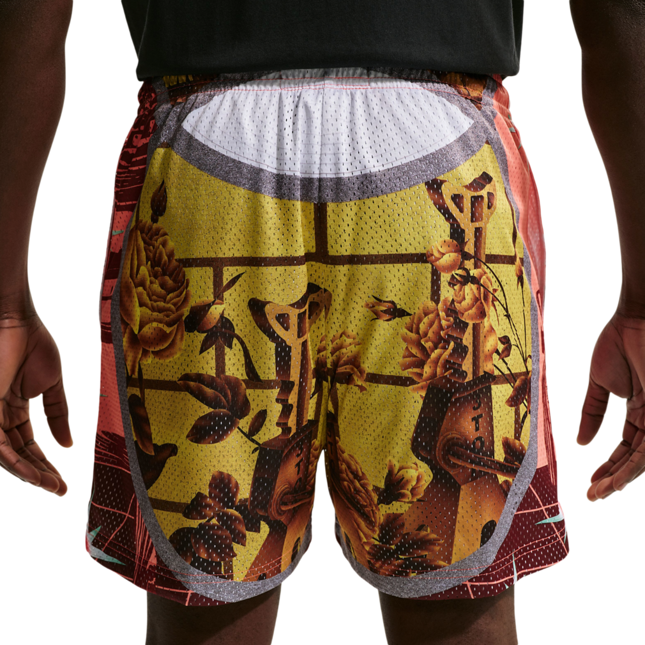 Nike Flan Dri-FIT Practice Mesh 5" Shorts Image 2 of 2. Tap to open photo gallery.