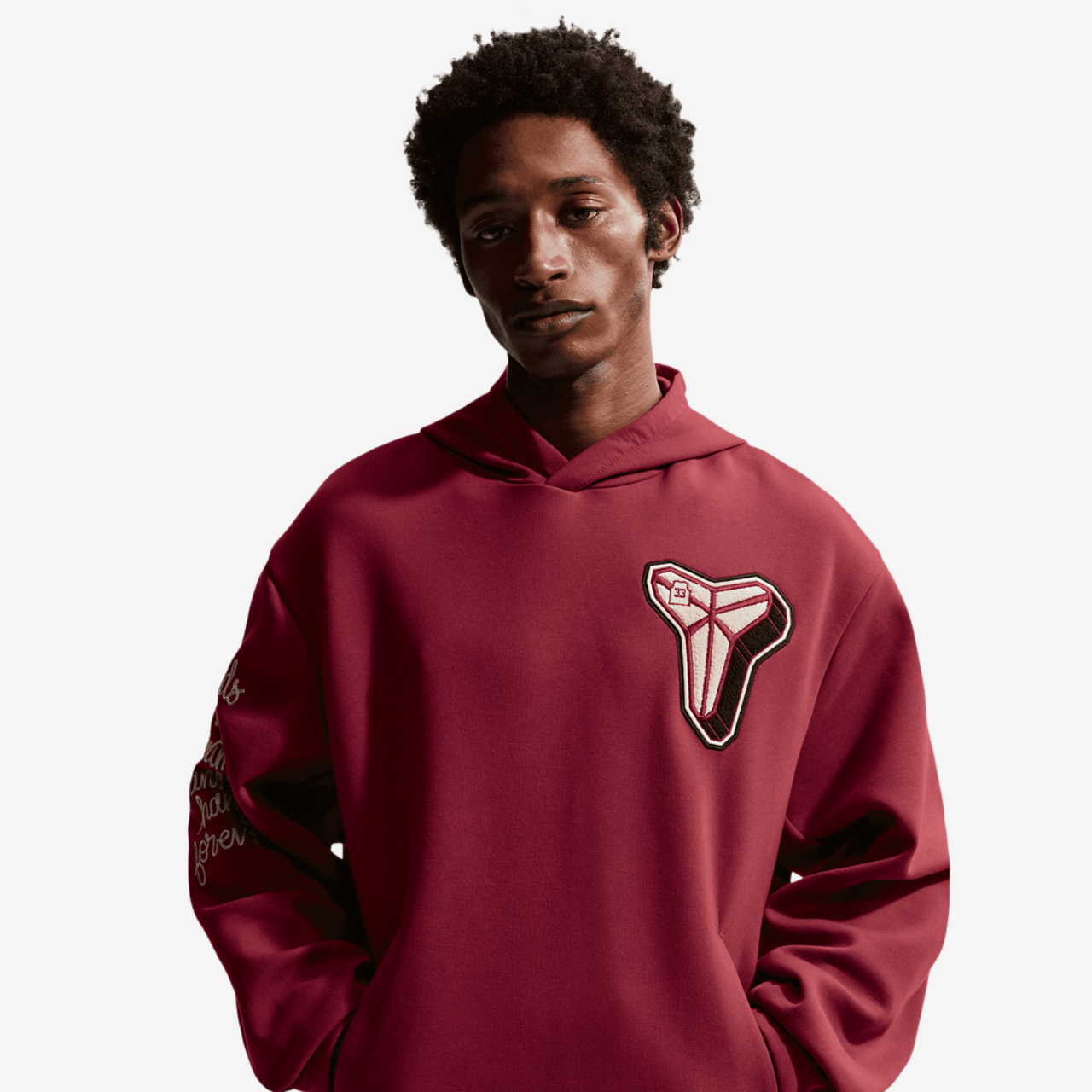 Nike Kobe Dri-FIT SC Fleece Pullover Hoodie Image 3 of 9. Tap to open photo gallery.