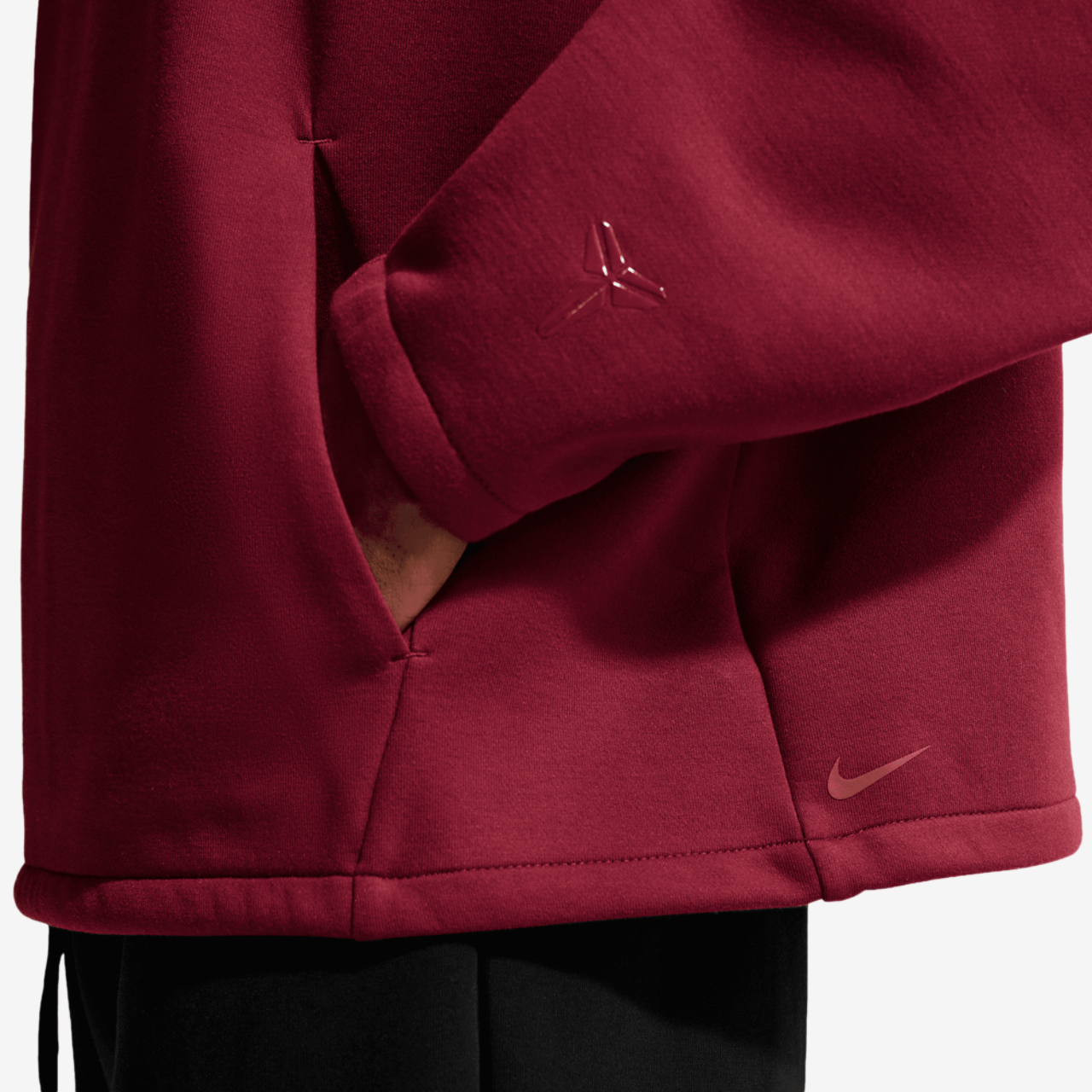 Nike Kobe Dri-FIT SC Fleece Pullover Hoodie Image 7 of 9. Tap to open photo gallery.