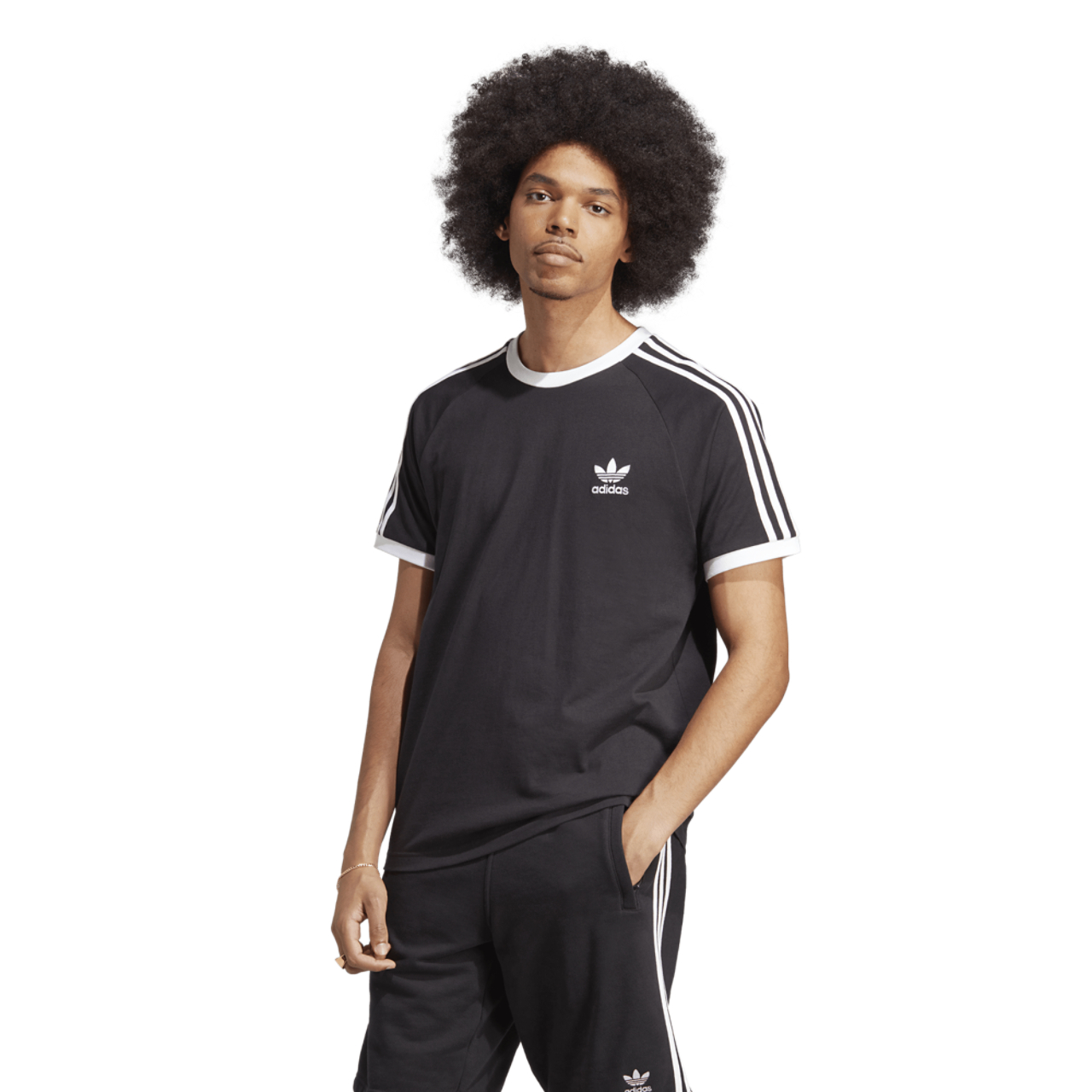 adidas Originals Adicolor Classics 3-Stripes T-Shirt Image 3 of 6. Tap to open photo gallery.