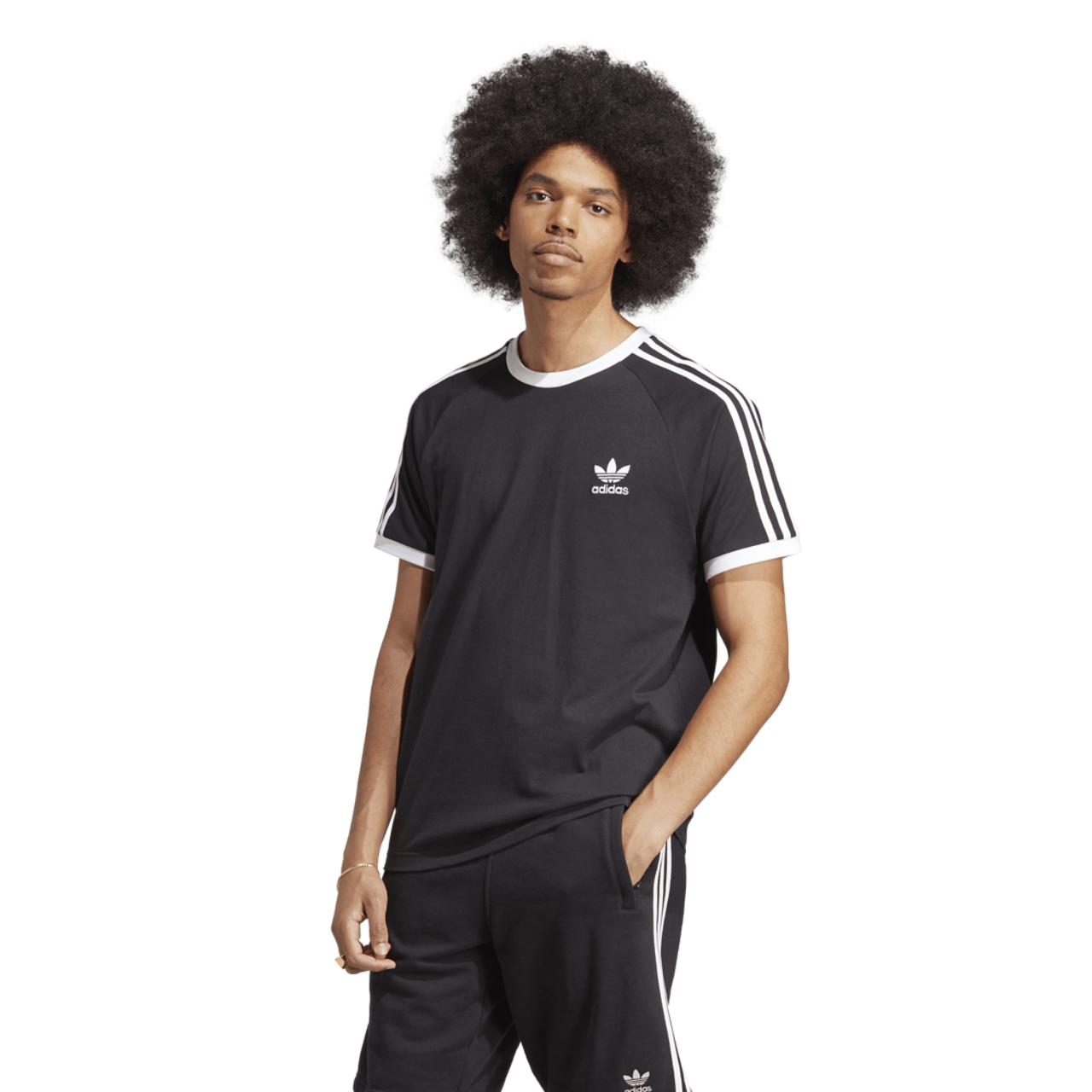 adidas Originals Adicolor Classics 3-Stripes T-Shirt Image 3 of 6. Tap to open photo gallery.