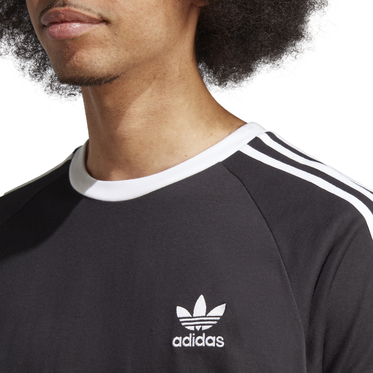 adidas Originals Adicolor Classics 3-Stripes T-Shirt Image 5 of 6. Tap to open photo gallery.