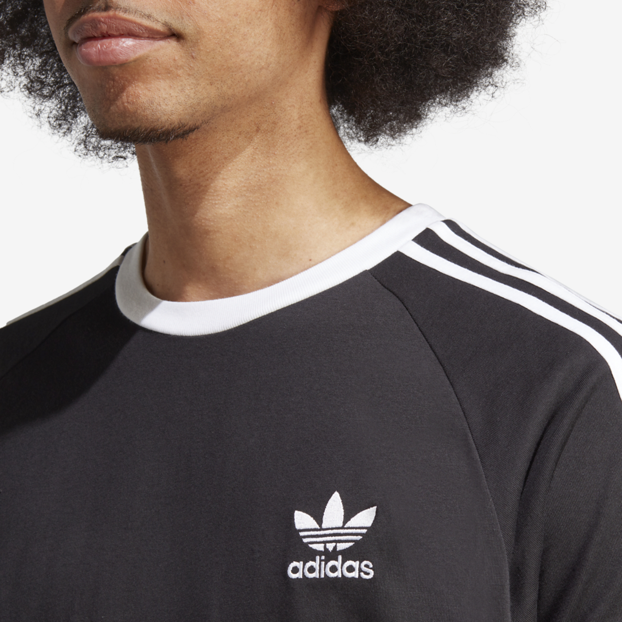 adidas Originals Adicolor Classics 3-Stripes T-Shirt Image 5 of 6. Tap to open photo gallery.