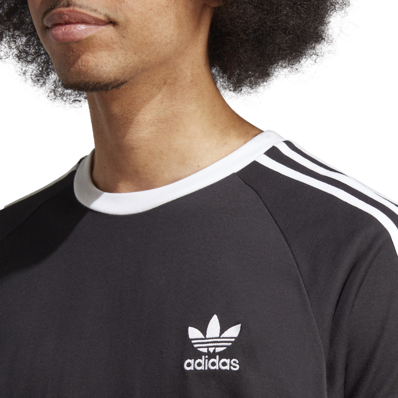 adidas Originals Adicolor Classics 3-Stripes T-Shirt Image 5 of 6. Tap to open photo gallery.