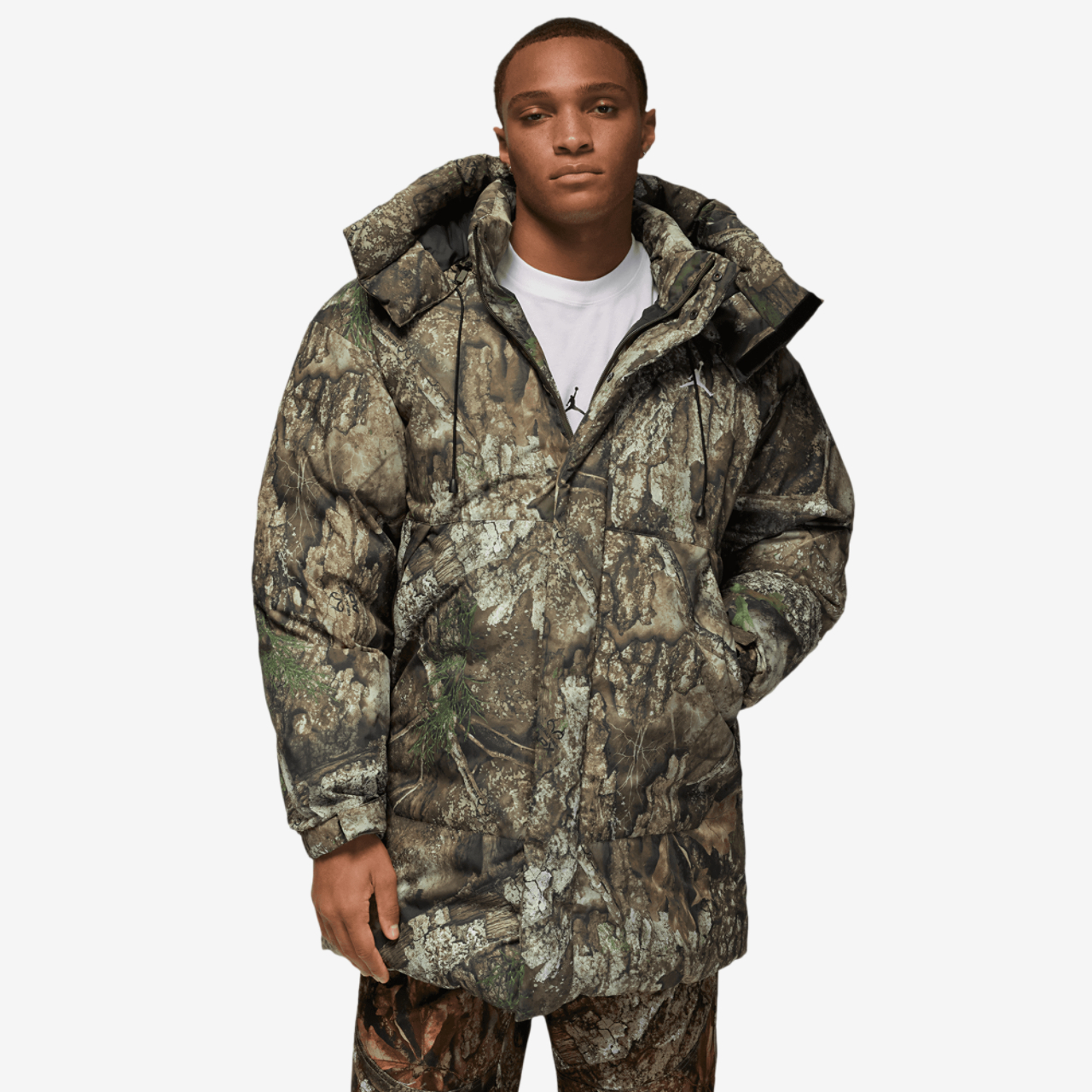 Jordan MJ Flight Down Parka RLT Image 1 of 11. Tap to open photo gallery.