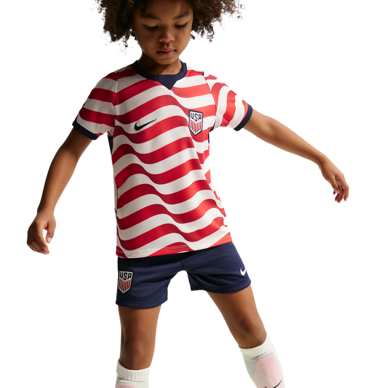 Nike USA Dri-FIT Stadium Home Kit Image 6 of 6. Tap to open photo gallery.