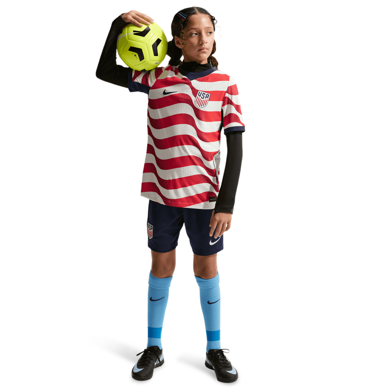 Nike Dri-FIT USA Short Sleeve Match Jersey Image 5 of 6. Tap to open photo gallery.
