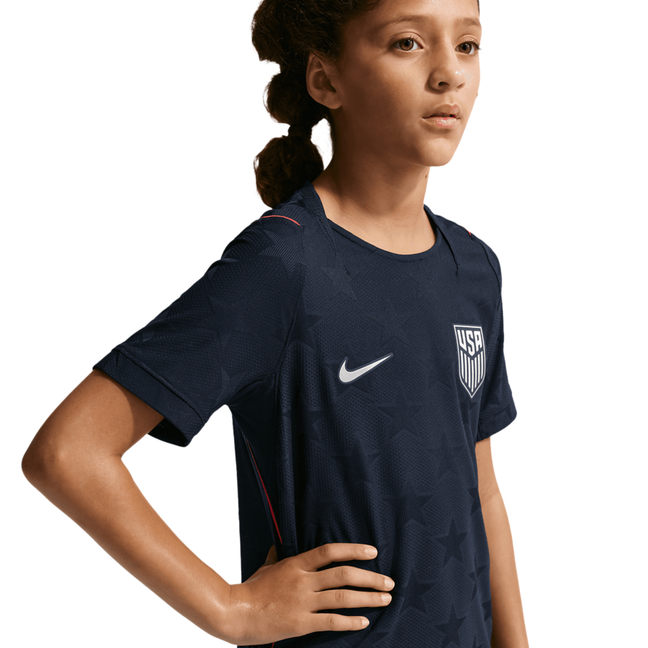 Nike Dri-FIT USA Short Sleeve Match Jersey Image 3 of 9. Tap to open photo gallery.