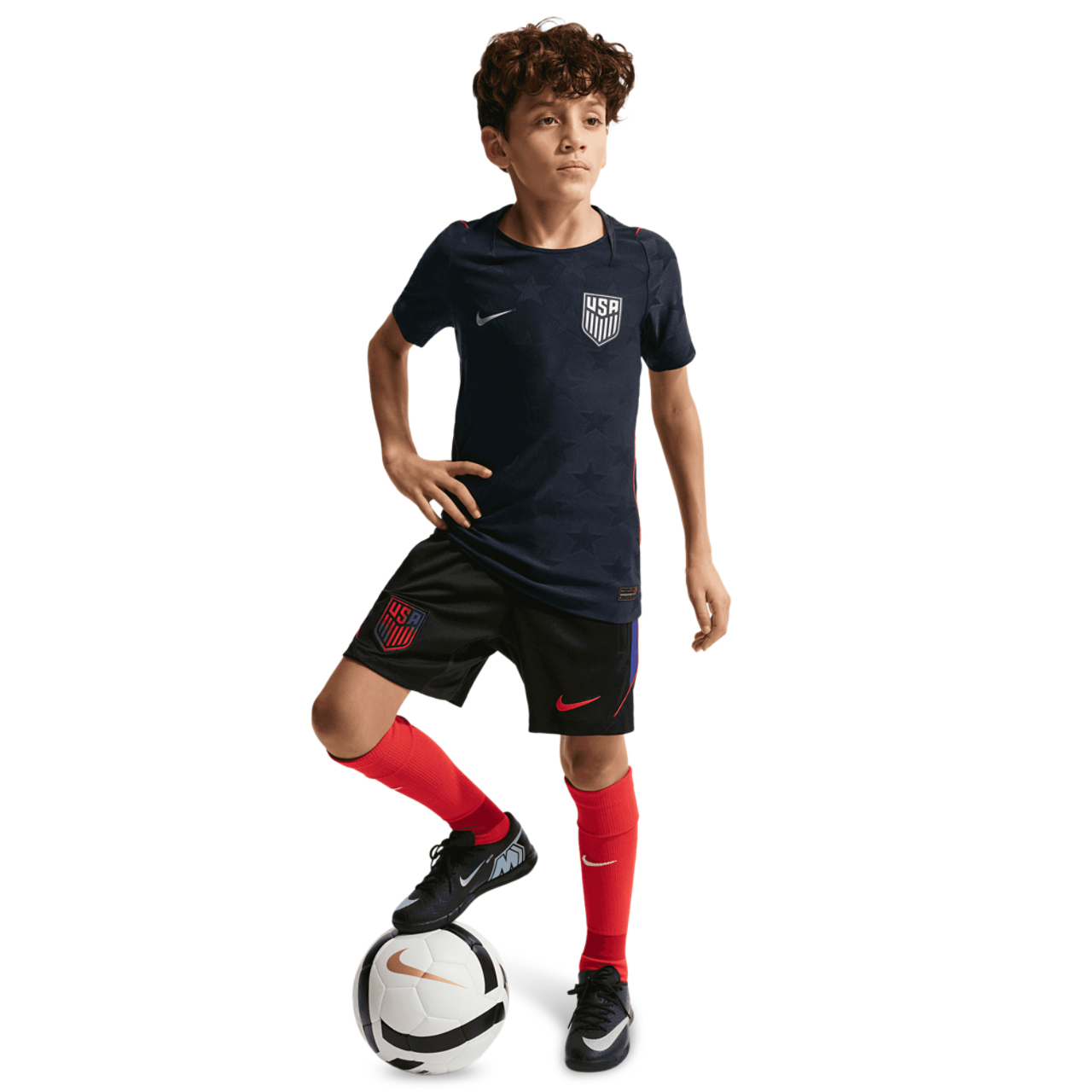 Nike Dri-FIT USA Short Sleeve Match Jersey Image 7 of 9. Tap to open photo gallery.