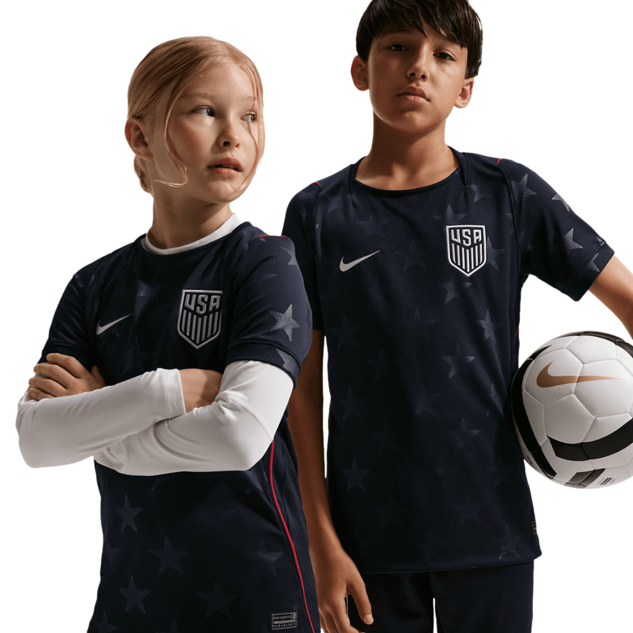 Nike Dri-FIT USA Short Sleeve Stadium Jersey Image 1 of 8. Tap to open photo gallery.