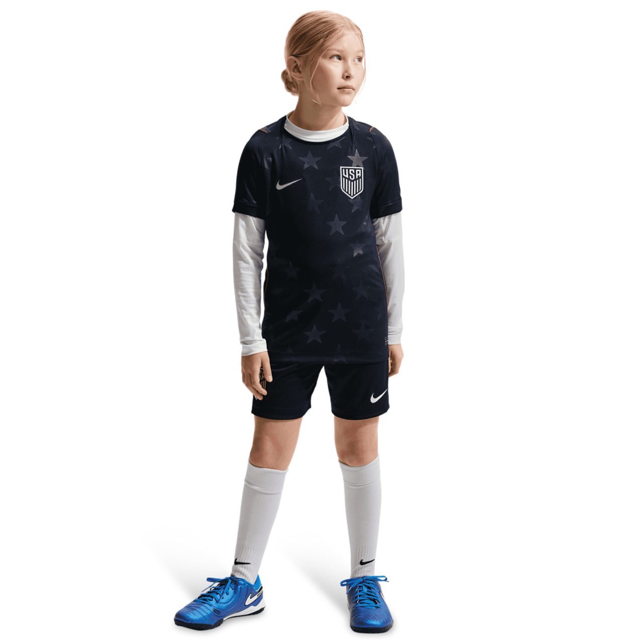 Nike Dri-FIT USA Short Sleeve Stadium Jersey Image 5 of 8. Tap to open photo gallery.