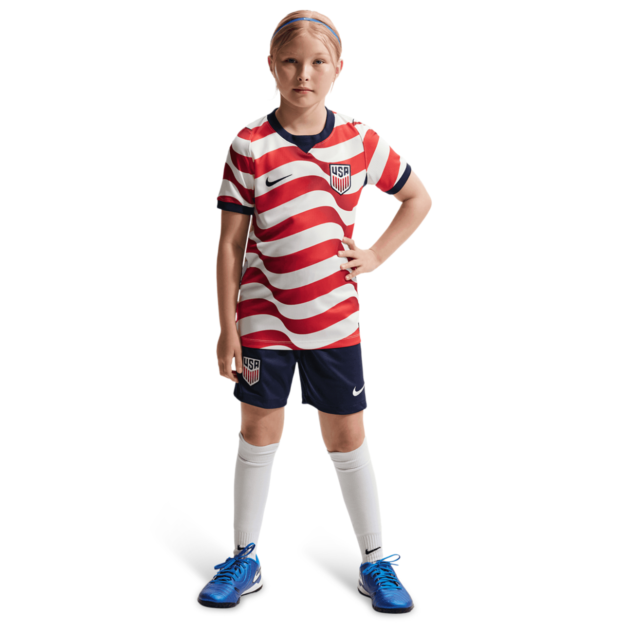 Nike Dri-FIT USA Short Sleeve Stadium Jersey Image 5 of 8. Tap to open photo gallery.