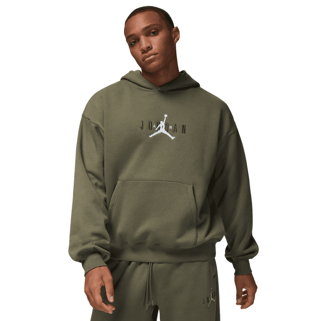 Jordan Brooklyn Oversize Stretch Pullover Hoodie Image 1 of 7. Tap to open photo gallery.