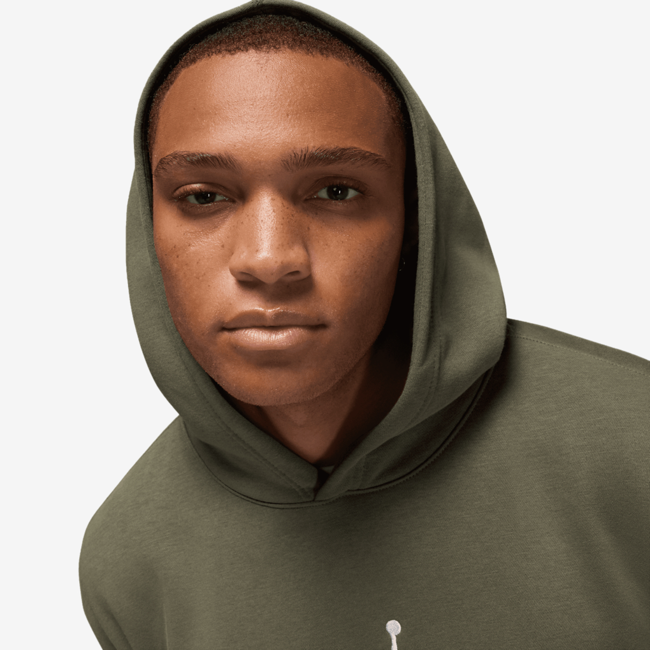 Jordan Brooklyn Oversize Stretch Pullover Hoodie Image 3 of 7. Tap to open photo gallery.