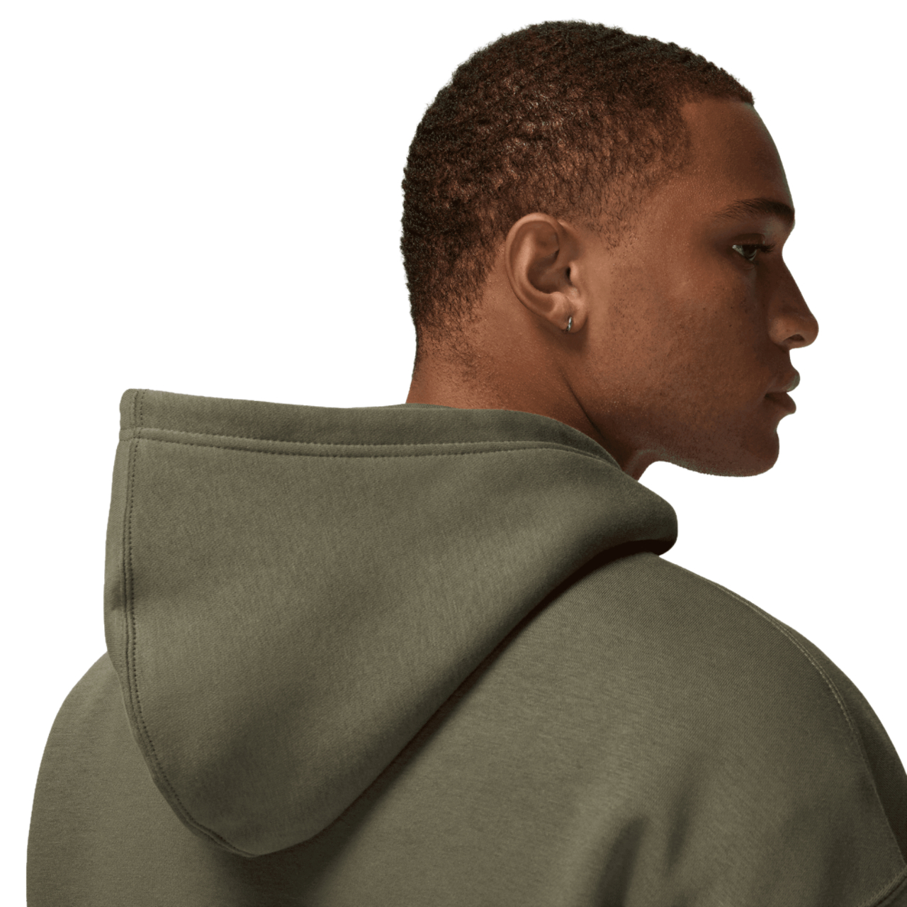 Jordan Brooklyn Oversize Stretch Pullover Hoodie Image 4 of 7. Tap to open photo gallery.