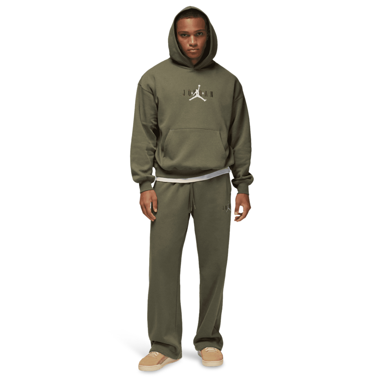 Jordan Brooklyn Oversize Stretch Pullover Hoodie Image 7 of 7. Tap to open photo gallery.