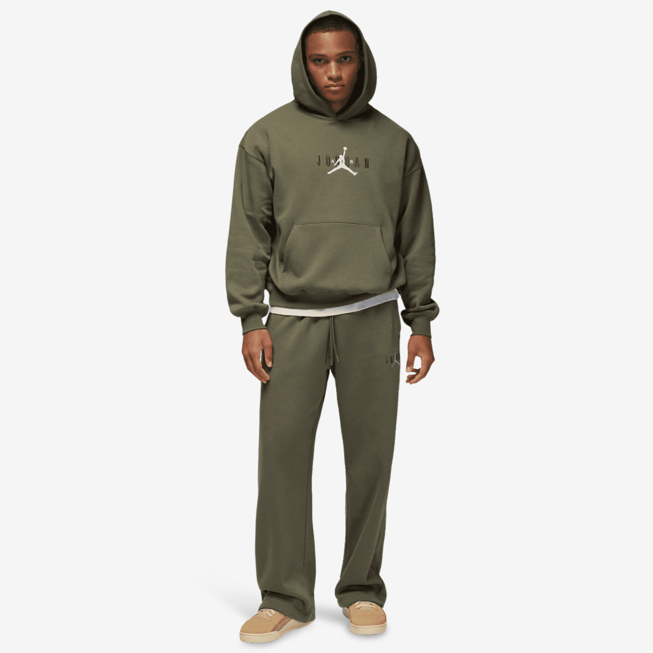 Jordan Brooklyn Oversize Stretch Pullover Hoodie Image 7 of 7. Tap to open photo gallery.