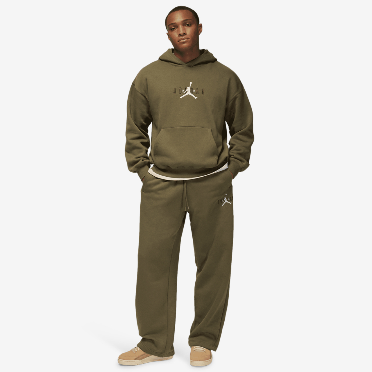 Jordan ジャージ上下セット M オリーブ Jordan Brooklyn Oversize Stretch Pants - Men's | Foot Locker