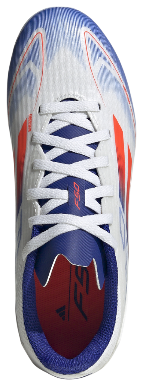 adidas F50 サッカーシューズ ホワイト/ブルー/レッド adidas F50 League FG - Boys' Grade School | Foot Locker