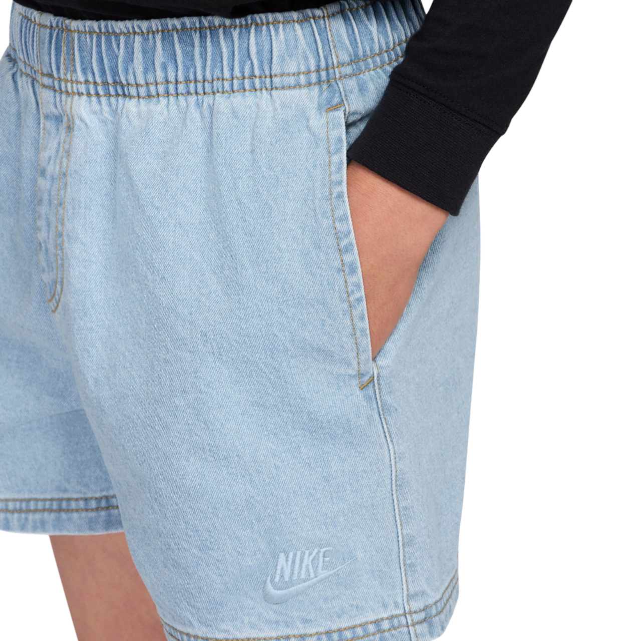 Nike NSW Denim Short Image 4 of 4. Tap to open photo gallery.