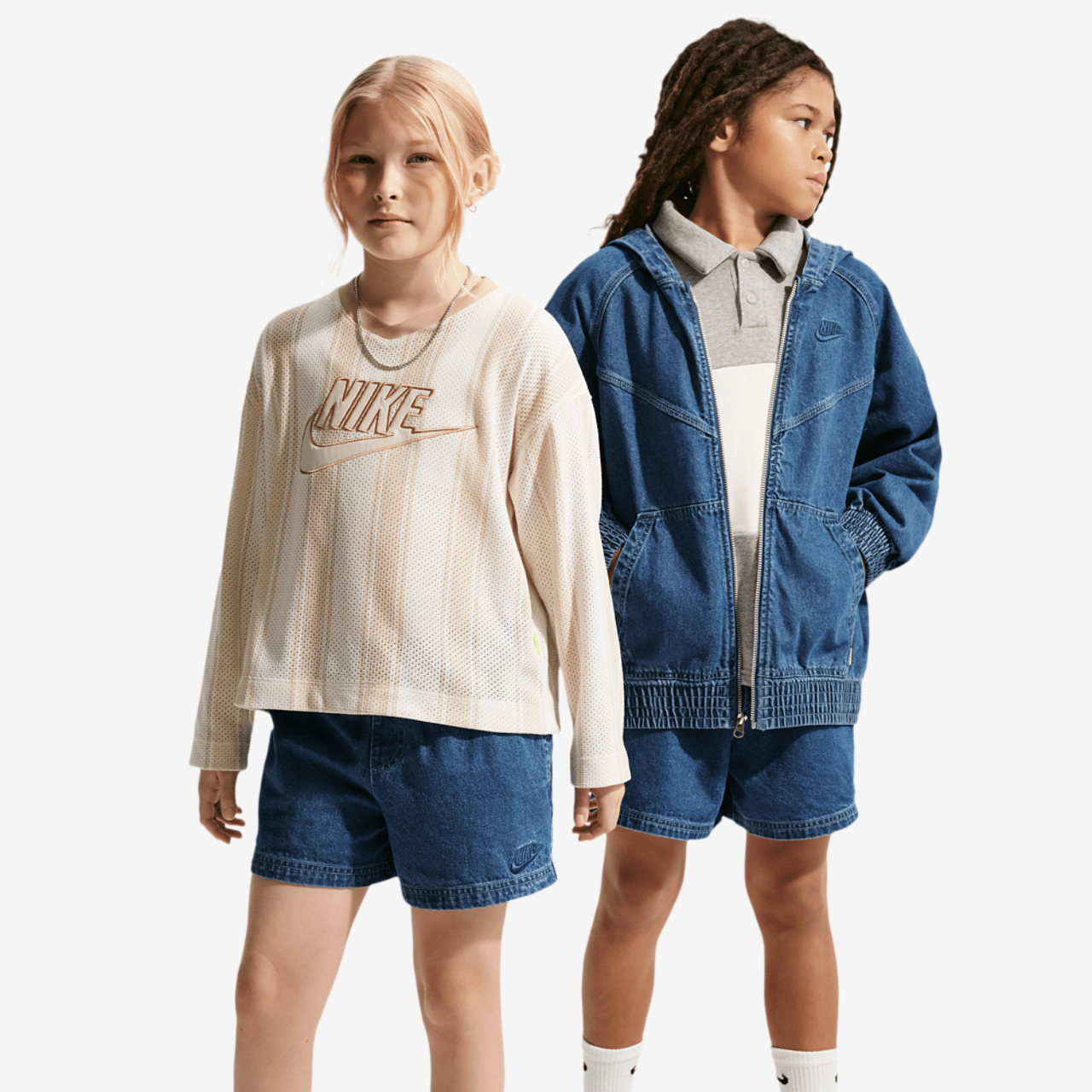 Nike NSW Denim Short Image 1 of 6. Tap to open photo gallery.