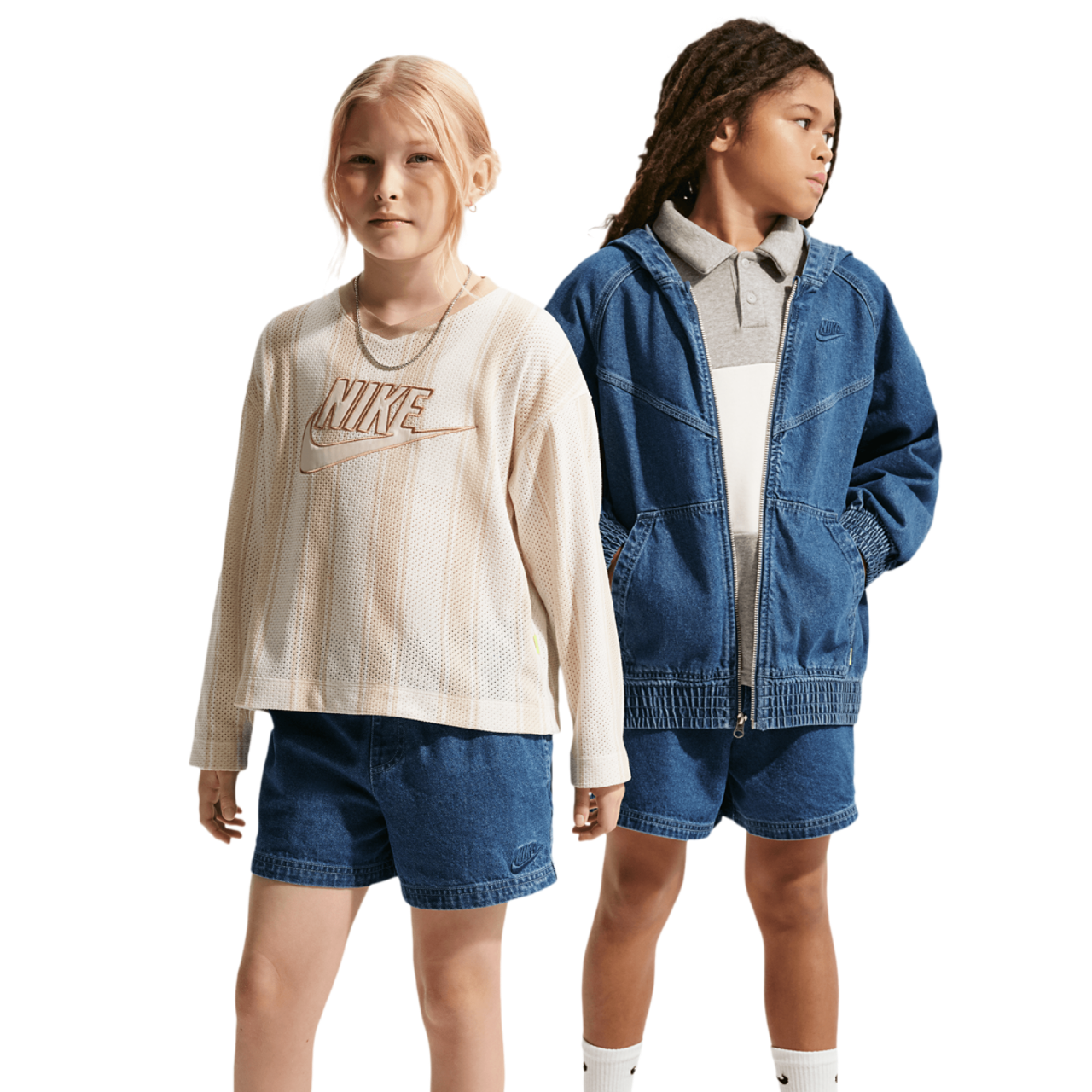 Nike NSW Denim Short Image 1 of 6. Tap to open photo gallery.