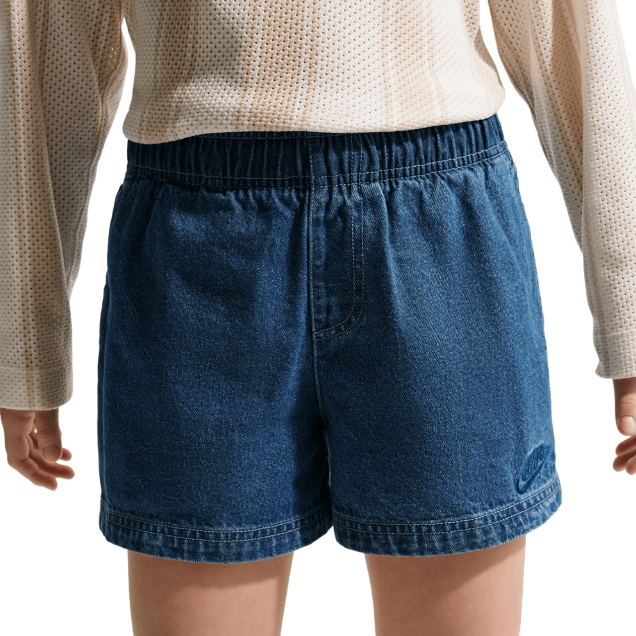 Nike NSW Denim Short Image 3 of 6. Tap to open photo gallery.